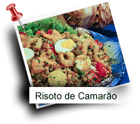 Risoto de camarão